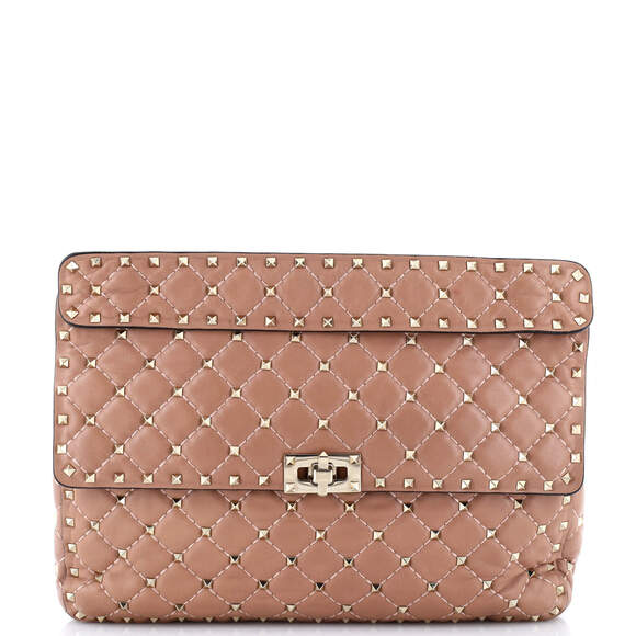 Valentino Garavani Rockstud Spike Flap #172446V99B - Picture 1 of 9